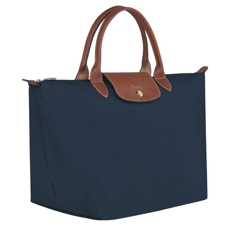 Longchamp Le Pliage Original M Kadın El Çantası Lacivert | 56873-VJST