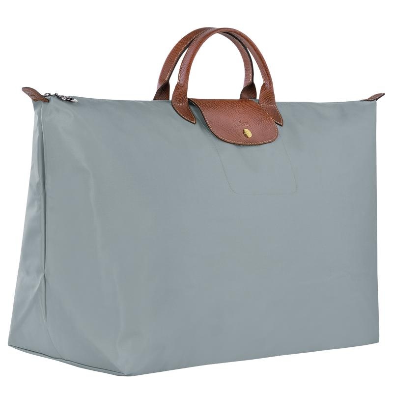 Longchamp Le Pliage Original M Kadın Seyahat Çantası Gri | 61240-ILET