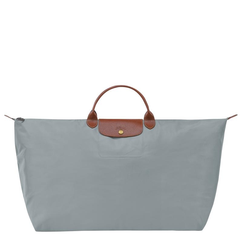 Longchamp Le Pliage Original M Kadın Seyahat Çantası Gri | 61240-ILET