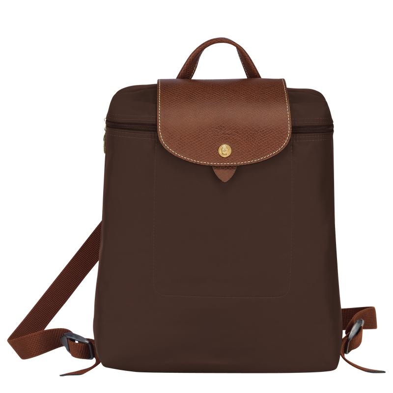 Longchamp Le Pliage Original M Kadın Sırt Çantası Kahverengi | 25714-VQLO