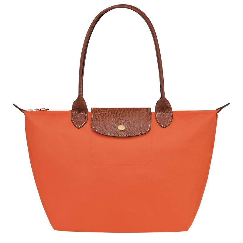 Longchamp Le Pliage Original M Kadın Tote Çanta Turuncu | 98507-ZWQR