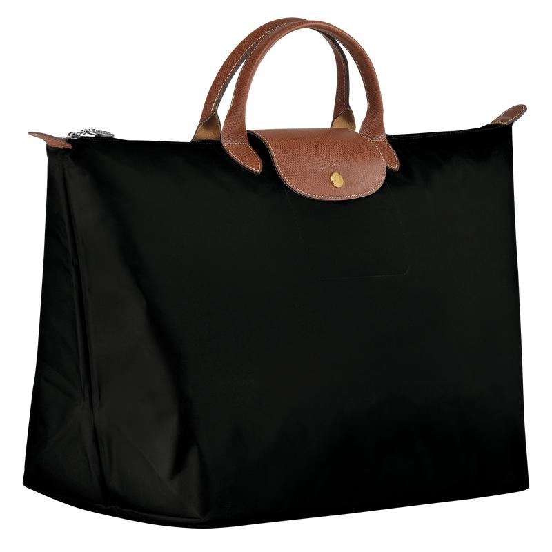 Longchamp Le Pliage Original S Kadın Seyahat Çantası Siyah | 54937-IUJZ