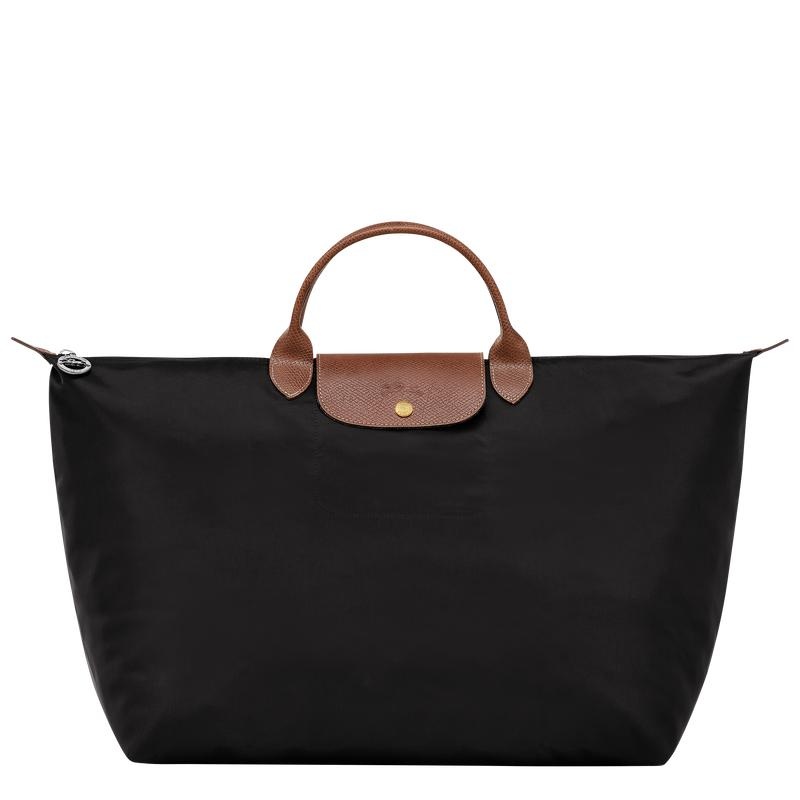 Longchamp Le Pliage Original S Kadın Seyahat Çantası Siyah | 54937-IUJZ