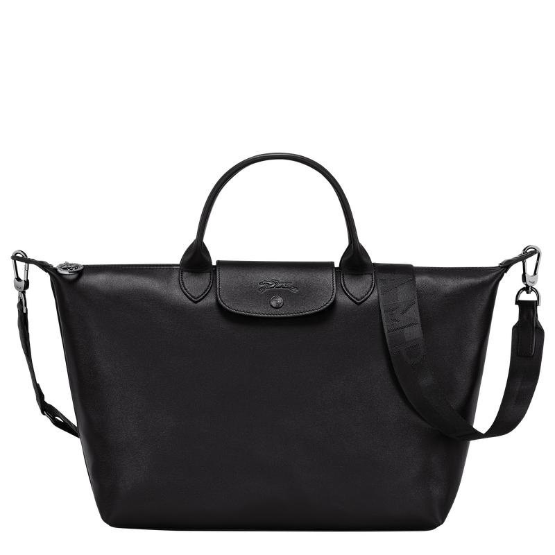 Longchamp Le Pliage Xtra L Kadın El Çantası Siyah | 86413-OSRU