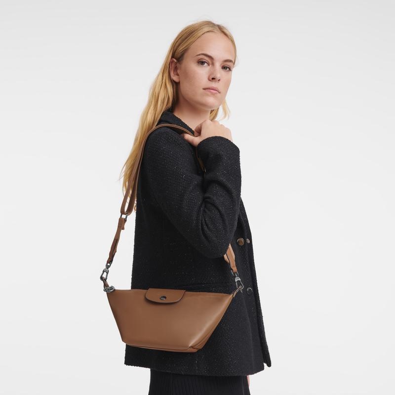 Longchamp Le Pliage Xtra XS Erkek Çapraz Askılı Çanta Kahverengi | 16408-UCVL