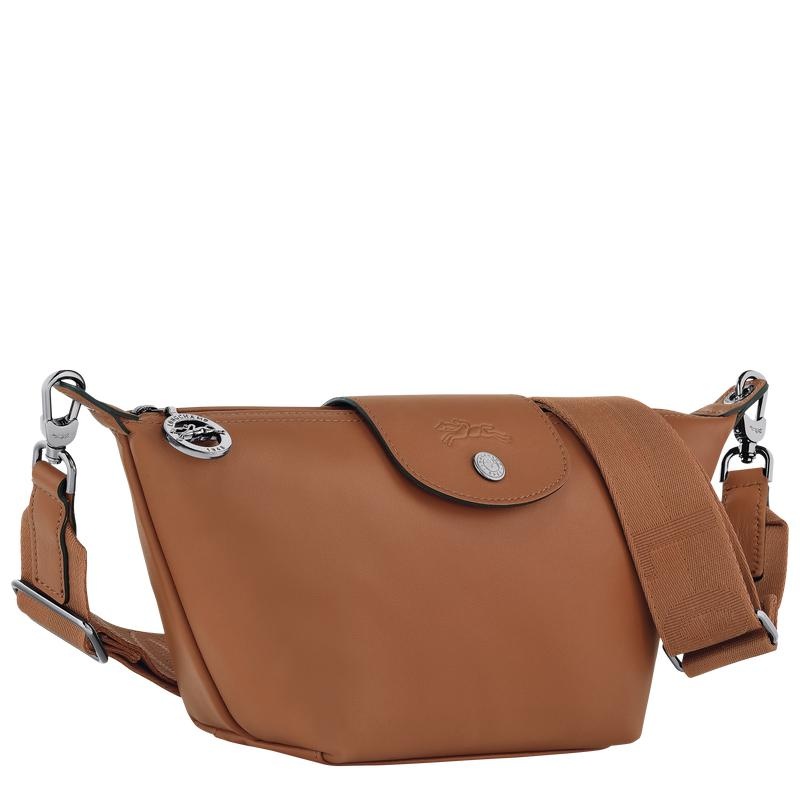 Longchamp Le Pliage Xtra XS Erkek Çapraz Askılı Çanta Kahverengi | 16408-UCVL