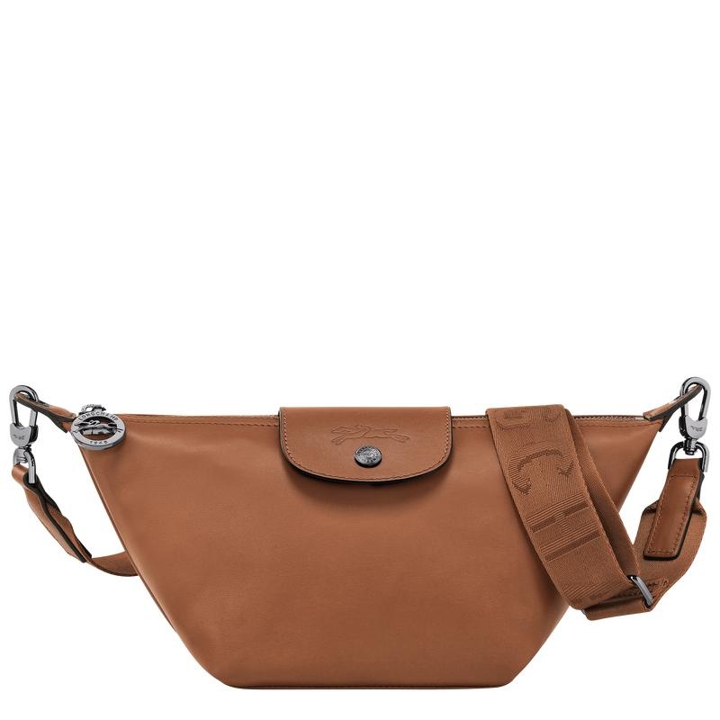 Longchamp Le Pliage Xtra XS Kadın Çapraz Askılı Çanta Kahverengi | 49203-SKWX