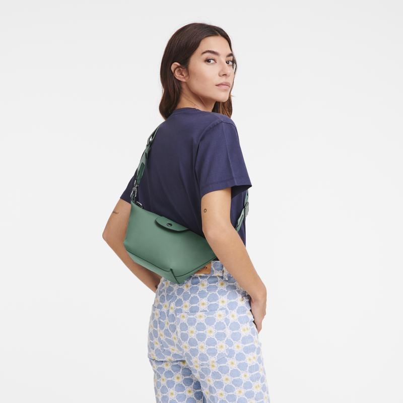 Longchamp Le Pliage Xtra XS Kadın Çapraz Askılı Çanta Yeşil | 46879-TLRD