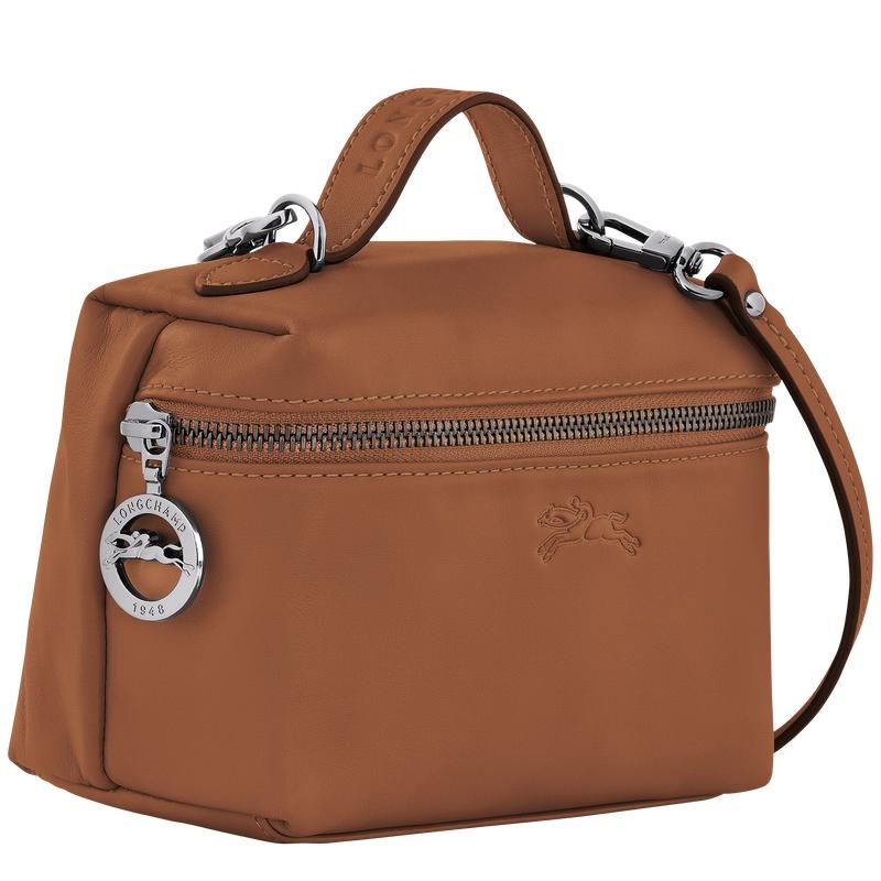 Longchamp Le Pliage Xtra XS Vanity Kadın Çapraz Askılı Çanta Kahverengi | 45987-TNAZ