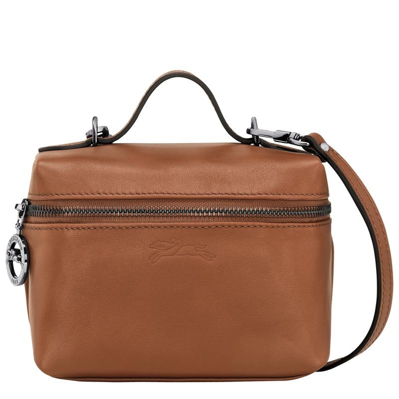 Longchamp Le Pliage Xtra XS Vanity Kadın Çapraz Askılı Çanta Kahverengi | 45987-TNAZ