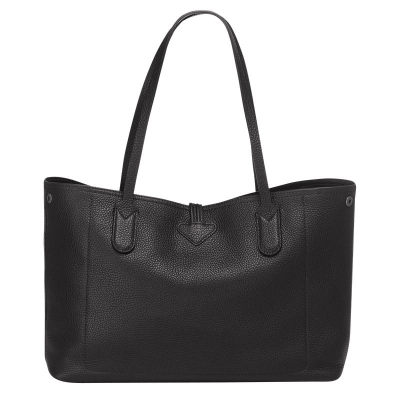 Longchamp Roseau Essential L Kadın Tote Çanta Siyah | 90245-TYKL