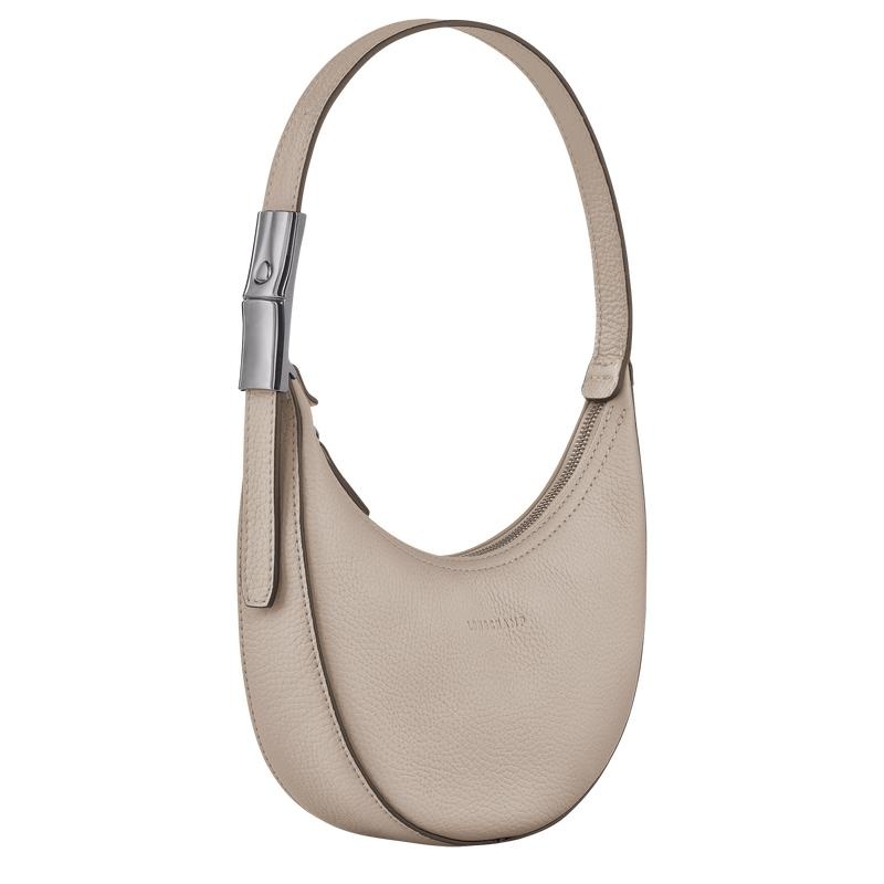 Longchamp Roseau Essential S Kadın Hobo Çanta Gri | 15029-JTCB