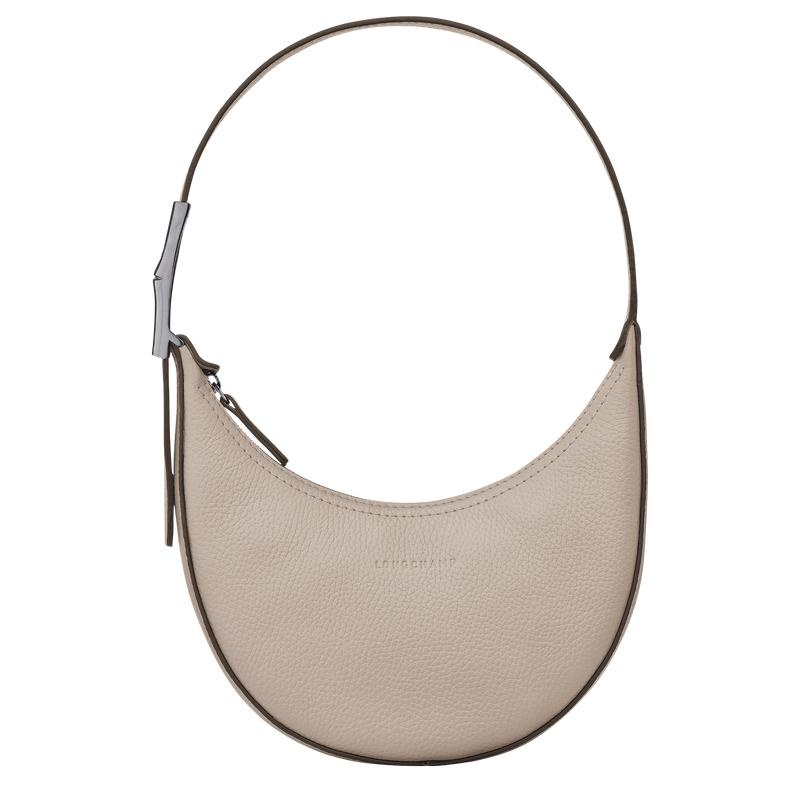 Longchamp Roseau Essential S Kadın Hobo Çanta Gri | 15029-JTCB