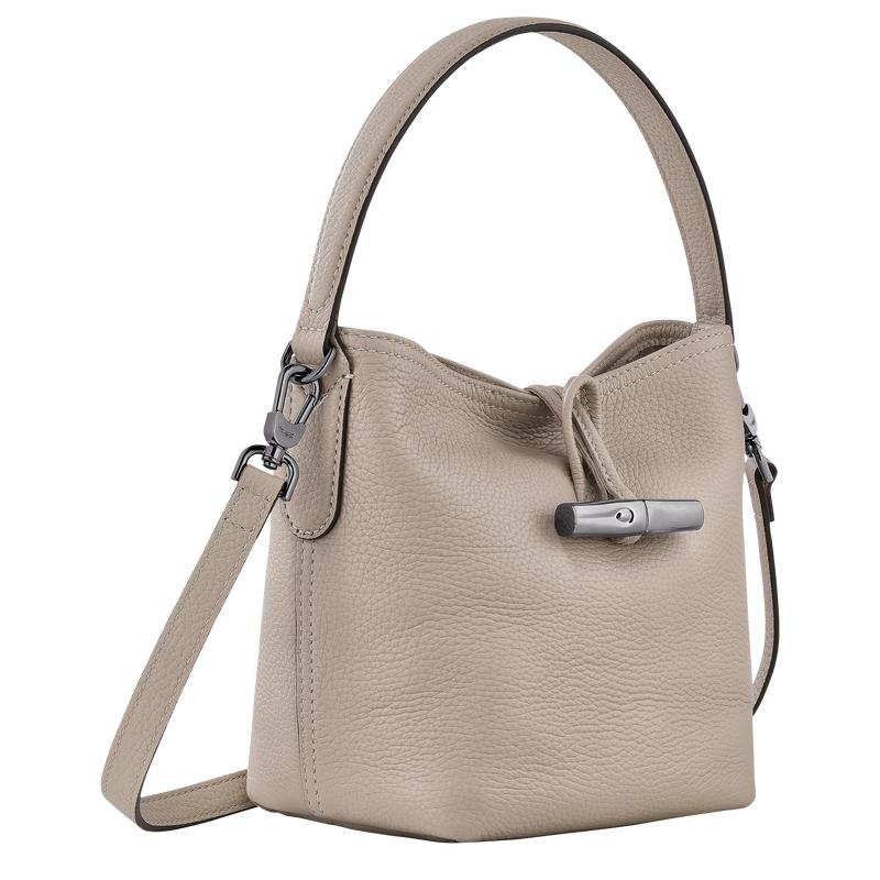 Longchamp Roseau Essential XS Kadın Kova Çanta Gri | 87542-CXZP