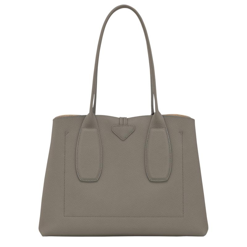 Longchamp Roseau L Kadın Tote Çanta Gri | 36729-KSHL