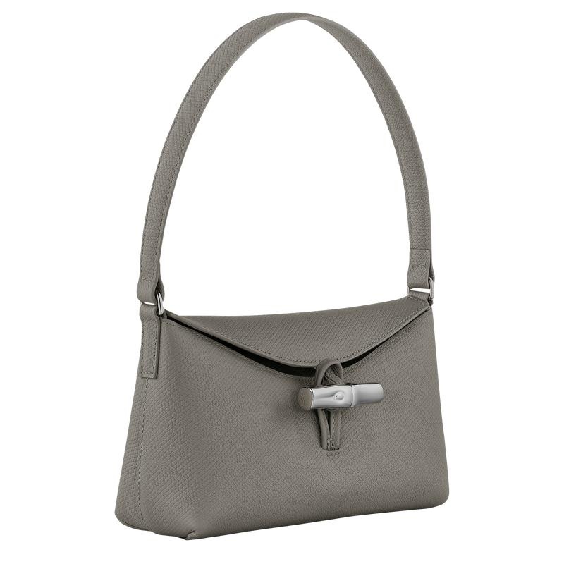 Longchamp Roseau S Kadın Hobo Çanta Gri | 64902-KIAB