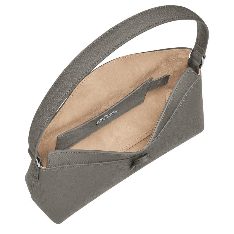 Longchamp Roseau S Kadın Hobo Çanta Gri | 64902-KIAB