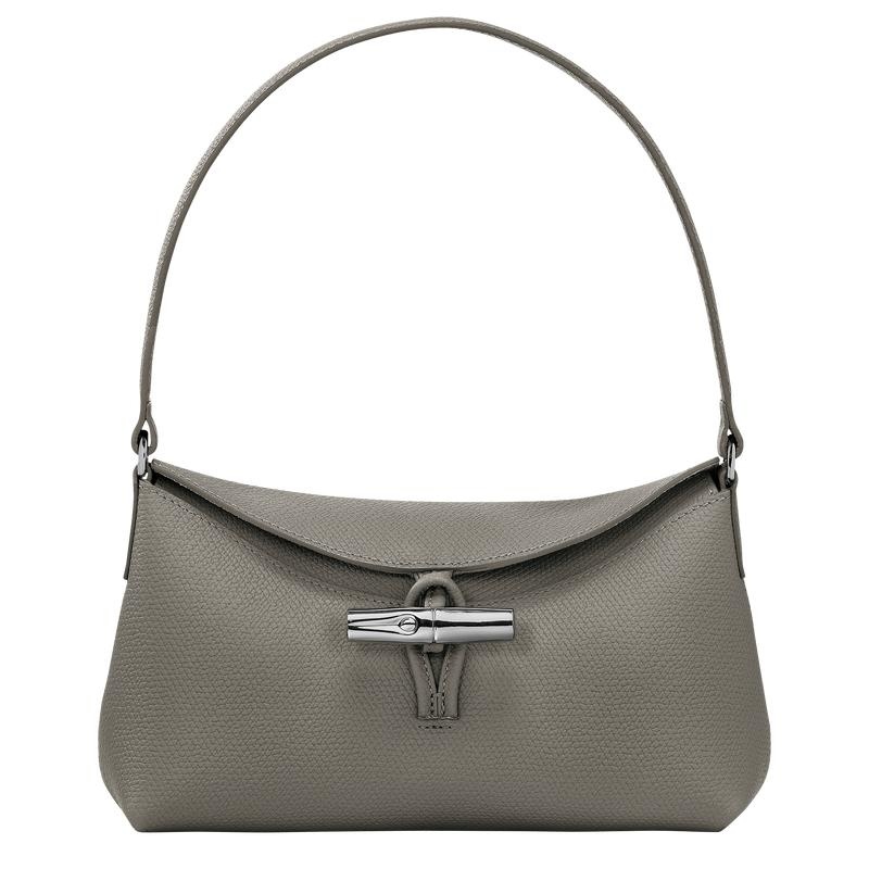 Longchamp Roseau S Kadın Hobo Çanta Gri | 64902-KIAB