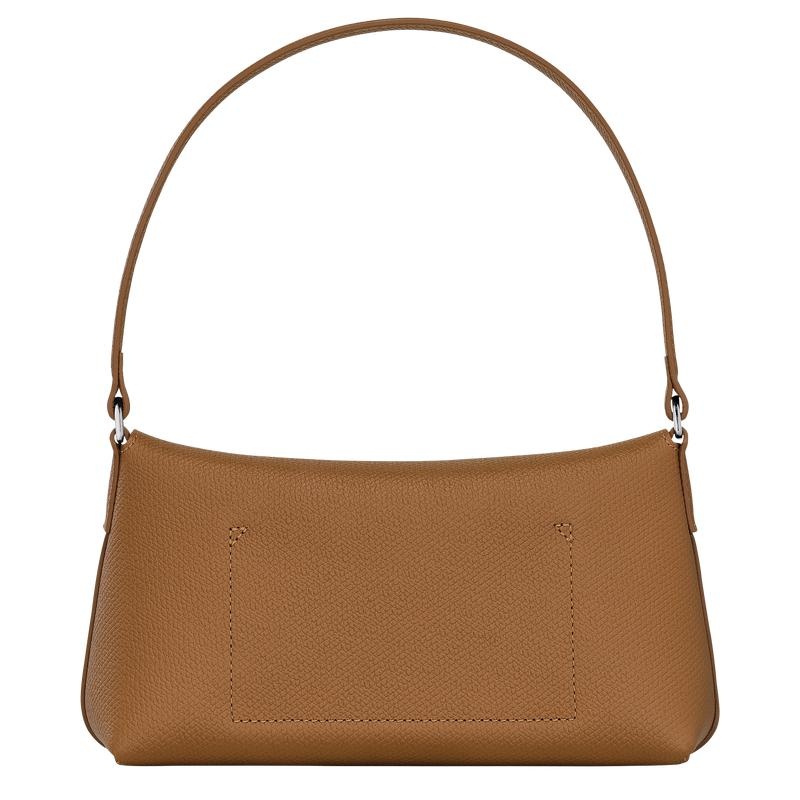 Longchamp Roseau S Kadın Hobo Çanta Kahverengi | 95402-HDPQ