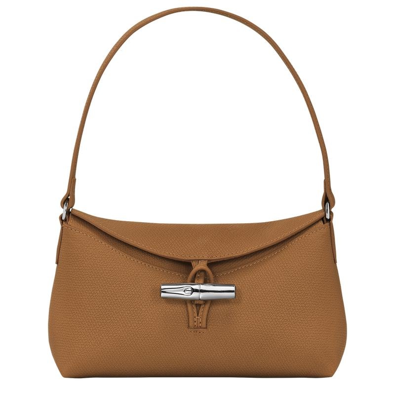 Longchamp Roseau S Kadın Hobo Çanta Kahverengi | 95402-HDPQ