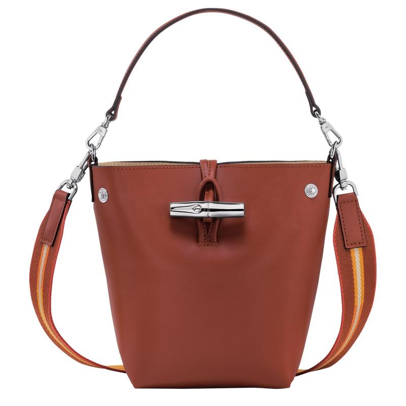 Longchamp Roseau XS Kadın Kova Çanta Kahverengi | 71520-QHNP