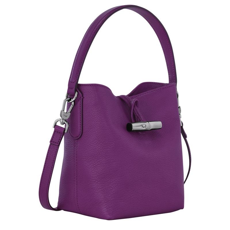 Longchamp Roseau XS Kadın Kova Çanta Mor | 86901-DSPK