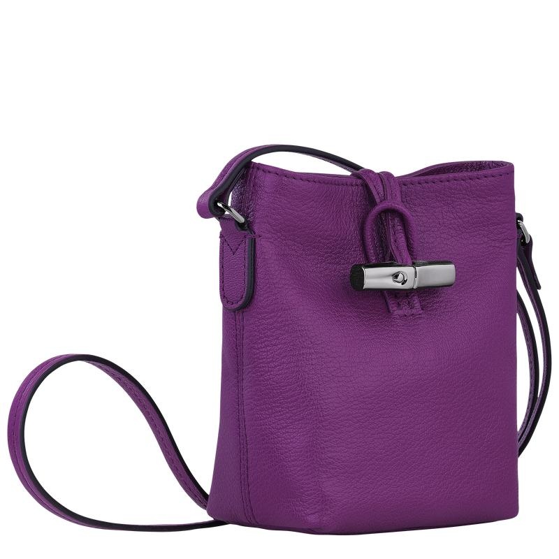 Longchamp Roseau XS Kadın Çapraz Askılı Çanta Mor | 42360-LDBO