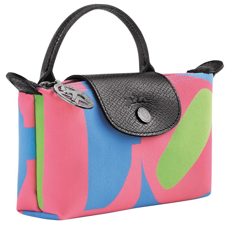 Longchamp x Robert Indiana Kadın Kese Çanta Pembe | 67315-XGBW