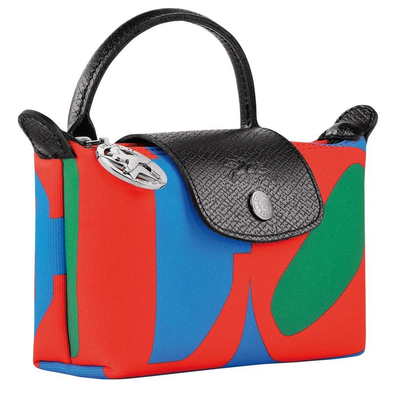 Longchamp x Robert Indiana Kadın Kese Çanta Red/Navy | 31895-IXDQ