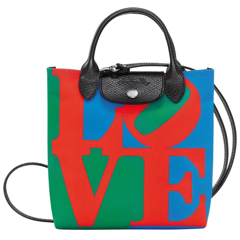 Longchamp x Robert Indiana XS Kadın Çapraz Askılı Çanta Red/Navy | 41270-MZIY