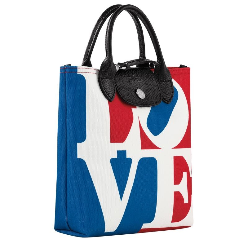 Longchamp x Robert Indiana XS Kadın Çapraz Askılı Çanta Beyaz | 79426-ZYOL