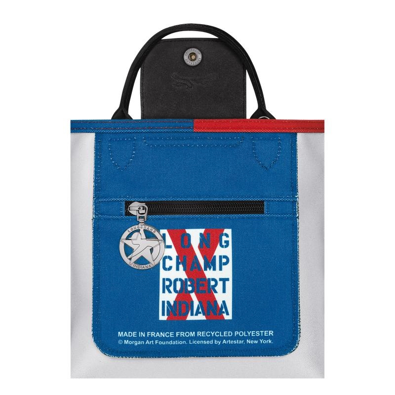 Longchamp x Robert Indiana XS Kadın Çapraz Askılı Çanta Beyaz | 79426-ZYOL